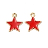 Alloy Enamel Pendants ENAM-C005-01G-06-2