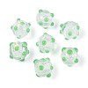 Handmade Foil Lampwork Beads Strands FOIL-T008-02E-2