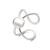 304 Stainless Steel Ring Components RJEW-P188-01A-P-1