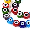 Handmade Evil Eye Lampwork Beads Strands LAMP-N024-27E-M-3