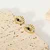 Vintage Evil Eye Stainless Steel Stud Earrings GK8780-3