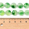 Dyed Natural White Jade Beads Strands G-C116-A181-01B-5