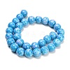 Baking Paint Glass Beads Strands GL-CBA8F4B-02J-3