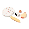 Resin Miniature Breakfast Set Ornaments DIY-H174-01H-3