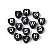 Opaque Acrylic Enamel Beads SACR-Q001-16B-A01-2