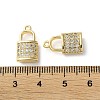 Brass Micro Pave Cubic Zirconia Pendants X1-KK-F872-16G-02-3