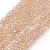 Electroplate Glass Beads Strands EGLA-R048-2mm-33-1