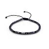 Handmade Non-magnetic Hematite
Braided Bead Bracelets LS-ZC8067-4-1
