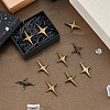 16Pcs Star Alloy Lapel Pins for Backpack Clothes JEWB-FH0002-96AB-4