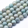 Natural Amazonite Beads Strands G-O164-02-6mm-1