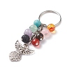 Mixed Gemstone Beads Keychain KEYC-AL00001-2