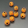 Opaque Acrylic Beads SACR-WH0008-028E-1