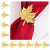 Maple Leaf Alloy Napkin Rings AJEW-WH0314-77G-6
