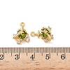 Brass Micro Pave Cubic Zirconia Pendants KK-D504-26C-G-3