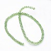 Electroplate Glass Beads Strands LS-EGLA-D020-3x2mm-23-2