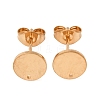 304 Stainless Steel Stud Earring Findings STAS-H436-21G-01-1