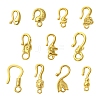 11Pcs 11 Styles 304 Stainless Steel Hook Clasps STAS-CJ0003-39G-1
