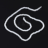 Electroplate Glass Bead Strands GLAA-F001-3x2mm-30L-1