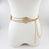 Vintage Alloy Geometric Disc Link Chain Waist Belly Chains for Women FS-WGD731C-02-1