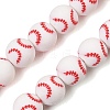 Handmade Polymer Clay Beads Strands PY-CBAEC33-01I-1