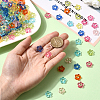 300Pcs Transparent Acrylic Bead Frame MACR-SP0002-03-4