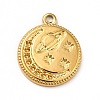 Ion Plating(IP) 304 Stainless Steel Pendants Rhinestone Settings STAS-H172-03G-1