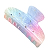 Starry Sky Pattern Cellulose Acetate Claw Hair Clips PW-WGE0265-01-5