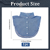 Detachable Cotton Shirt Collars AJEW-WH20816-025C-2