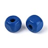Spray Painted Wooden Beads WOOD-P021-01A-04-2