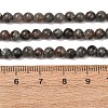 Natural Fluorescent Syenite Rock(Glow under UV Light) Beads Strands GG-NH0012-A01-4mm-4