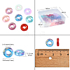 160Pcs 8 Colors Handmade Luminous & Gold Foil Lampwork Beads LAMP-CJ0001-38-2