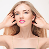 2 Pairs 2 Colors Rhinestone Chain Non-slip Bra Straps FIND-GO0002-48-5