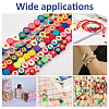 6 Strands 6 Style Handmade Polymer Clay Beads Strands CLAY-AR0001-22-4