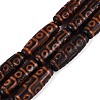 Tibetan Style Natural Agate dZi Beads Strands G-Q606-42G-02-2