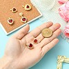 6Pcs 6 Styles Brass Pave Cubic Zirconia Pendants KK-CJ0003-85-4