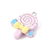 Opaque Resin Imitation Food Pendants RE-CBAB567-02-2