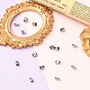 15Pcs 3 Styles 303 Stainless Steel Cord End/Tips STAS-CJ0003-37-5