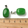 Dyed Natural White Jade Pendants G-Z067-03P-02-3