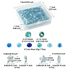 Baking Paint Glass Round Seed Beads with Glass Bead SEED-FS0001-23-4