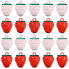 24Pcs 2 Colors Transparent Acrylic Pendants OACR-SC0002-51-1
