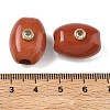 Natural Red Jasper European Beads GG-CBA105B-02D-G-3