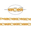 Iron Handmade Chains Figaro Chains Mother-Son Chains CHSM005Y-G-7