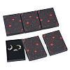 5Pcs Hot Stamping Planet Cardboard Jewelry Packaging Boxes CON-TA0001-44A-1