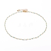 Faceted Round Natural Amazonite Beaded Necklaces NJEW-JN03215-03-1