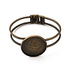 Brass Bangle Making X-MAK-Q011-73AB-30mm-1
