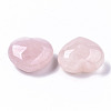Natural Rose Quartz Heart Love Stone G-S364-062A-3