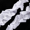 3.28 Feet Polyester Ruffled Ribbons SRIB-WH0011-087A-1