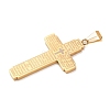 201 Stainless Steel Big Pendants STAS-C149-01G-2
