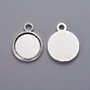 Tibetan Style Pendant Cabochon Settings TIBE-A19755-AS-FF-2