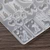 Cat Shape Theme DIY Pendant Silicone Molds DIY-F161-01C-5